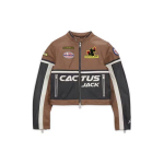 Jordan x Travis Scott Naiste Cactus Jack Jakk (Aasia suuruse m&auml;&auml;ramine) Archaeo Brown Naiste Streetwear DX6169-256 XS