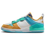 Serena Williams Design Crew x Nike Dunk Low Disrupt 2 Clear Jade Sundial Naiste tossud Mitmev&auml;rviline Summit-White Baltic-Blue DX4220-100 35.5