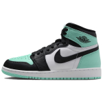 Air Jordan 1 Retro High OG GS Green Glow Laste tossud Valge Must FD1437-130 38.5 blue