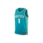 Nike Tr&uuml;kitud V-kaelusega Korvpallivorm Unisex Spordir&otilde;ivad Paabulinnusinine Hornets-Kollane DX8496-415 M