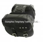 Harley Prince Ehtsast Nahast K&uuml;lgkott Cruiserile ja Mootorrattale Genuine Leather must