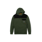 Timberland Corduroy Spliced ​​Fliisist Hoodie Meeste Pusad Roheline A25GX-U31 M
