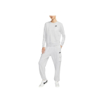 Nike Sportswear Club FW24 Moodne &uuml;mmarguse kaelusega pusa pikkade varrukatega dressipluus Naiste dressipluus Valge DQ5474-051 M white