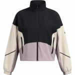 Under Armour Unstoppable Retro Spordijakk k&otilde;rge kraega Mugav Mitmek&uuml;lgne V&auml;rviplokk Jakk Naiste Jakk Must 1374889-002 M