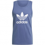 Adidas Originals Letter Vabaaja Spordis&auml;rk &Uuml;mmarguse Kaelusega Varrukateta Vest Meeste Topid Sinine GN3492 S
