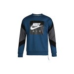 Nike Air Crew Fliis Vabaaja &Uuml;mmarguse Kaelusega Pullover V&auml;rviplokk Pikkade Varrukatega Huppar Meeste Huppar Sinine 928636-474 M