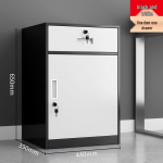 Kontori mobiilne hoiukapp lukuga: Lauasahtli all olev lehtmetallist arhiiv ja sahtlite organiseerija Thickened