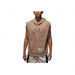 Jordan Sport Crossover Dri-FIT Varrukateta Kiiresti Kuivav Prantsuse Mugav Pehme Kapuutsiga Vest Meeste Vestid Khaki HV1260200 2XL