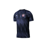 Adidas 20-21 Hooaeg FC Bayern M&uuml;nchen Enne m&auml;ngu soojendus l&uuml;hikeste varrukatega jalgpallis&auml;rk Meeste Topid Sinine FR6070 S
