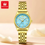 Uus Mood Lilla Ketas Naiste Kvarts K&auml;ekellad Luksuskell Naistele Veekindel Vabaaja Kleit Naiste Kell Montre Femme gold strap