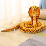 80/170/240 cm Simuleeritud v&auml;rviline kobra pl&uuml;&uuml;sis m&auml;nguasi topitud loomad maod pl&uuml;&uuml;sis nukk naljakad pehmed m&auml;nguasjad Halloweeni j&otilde;ulukingid about 70cm