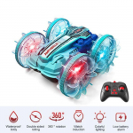 Raadio teel juhitav auto - MARSEE - 4WD - Amfiibne - 2,4 GHz - V&auml;rvilised tuled sinine