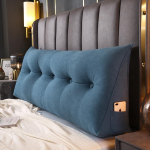 Kolmnurkne Suur Seljatoe Nimmepiirkonna Tugevduspadja - &Uuml;hev&auml;rviline Diivani ja Voodi Padi 80*50*20 cm