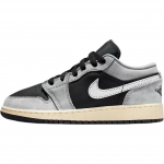 Jordan Air 1 Low SE Mugavad Mitmek&uuml;lgsed Madalad Laste tossud Unisex tossud Must Hall HQ2021-012 38