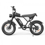YVY C20 Lite 20 paksurehviline elektriratas, 1000W, 48V15Ah, Shimano 7 k&auml;iku, mehaanilised ketaspidurid, amortisaatoriga sadulapost maastiku- ja m&auml;iseiklusteks 48V 1000W 15Ah must