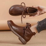 Ehtsast nahast mugavad madalad l&uuml;hikesed saapad pehme pealispinnaga pehme tallaga mugavad mitmek&uuml;lgsed naiste nahast saapad lehmanahast libisemiskindlad saapad 35-41 39 pruun