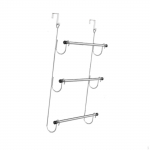 over The Door Towel Rack Storage Holder No Drill Prevent Doors Damage Organization