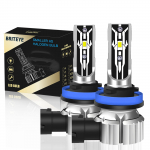 Briteye H8 H11 Auto LED Udutuli, &Uuml;hilduv Uute S&otilde;idukite Kontrollidega, Halogeen Suurusega, H11 valge