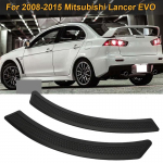 Eesmise poritiiva k&uuml;lgmise tuulutusava katte trimmi kleebis Rattakaitse kaunistus Mitsubishi Lancer EX EVO V3 V5 V6 2008-2015 autotarvikutele