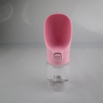 Portable Dog Water Bottle for Small Medium Pet Leak Proof Cats Water Bottle Durable Outdoor Walking Bowl Pet Products 300 ml 300mm roosa