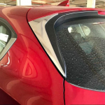 Mazda CX-5 CX5 KF 2017 2018 jaoks - ABS Auto Kroom Tagaklaasi Spoiler K&uuml;lgmine Tiib Kolmnurkne Kate Liist Kaunistus