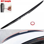 DIY universaalne spoiler sabaspoiler pagasiruumi tiib Paigaldage auto spoiler poiler tiib v&otilde;idus&otilde;iduspoiler Teraspoiler Hai hammas 138CM-Matte black
