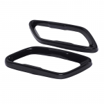 For BMW 8 Series G14 G15 G16 -2025 car Stainless Steel Black Car Exhaust Pipe Tail Throat Cover Decoration Accessories must