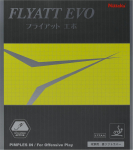 Nittaku Flyatt EVO lauatennise kummi, Must, Keskmine, NR-8122 must