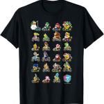 Mario Kart Tegelaste Tornid T-s&auml;rk S mitmev&auml;rviline