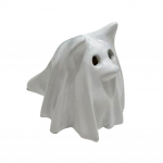 Halloweeni helendav kummituskoer LED-&ouml;&ouml;valgustitega Vaikne k&auml;sit&ouml;&ouml; Armas koeramudel Kodu Lauale Magamistuppi Lauale Peole V&auml;lisdekoratsioon