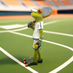 Tennisem&auml;ngija skulptuur koduseks v&auml;ljapanekuks White Shorts