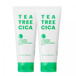 NATURE REPUBLIC Green Derma Teepuu Cica Akne Vahtpuhastaja 150ml (2 tk Komplekt)