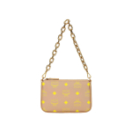 MCM Monogrammitr&uuml;kiga Moodne Kett Nahast Mini &Otilde;lakott Naiste &Otilde;lakott Beež MYZCSSX01I6001 Basic Set (Bag+Dust Bag)