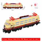 MOC City Loov Idee Rong Rheingold BR 103 Ehitus Klassikaline Auto Klotsid Tellised Kokkupandavad DIY M&auml;nguasjad