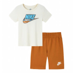NIKE laste l&uuml;hikeste varrukatega T-s&auml;rk ja l&uuml;hikeste p&uuml;kste komplekt 5 kaadmiumkollane v&auml;rv