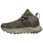HOKA ONE ONE Slip Resistant Abrasion Resistant High top Mountaineering Shoes Men's Green 1141633SBRL 44
