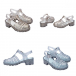 Mini Melissa Varbaosa Noorte Geelkingad Sandaalid Msycf2tspe11 silver glitter/180mm(US12)