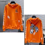 8302 CHROME HEARTS 2026 Uus Kevad ja S&uuml;gis Suur Suurus &Otilde;huke Stiil Klassikaline Stiil Logo Kapuutsiga Dressipluus Paaridele S