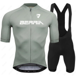 BERRIA Rattas&otilde;idukomplekt 2024 Suvi Meeste Rattas&auml;rk L&uuml;hikeste Varrukatega Jalgratta Rattas&otilde;iduriiete Komplekt Mtb Rattariided Ropa Maillot Ciclismo M gray