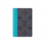 Louis Vuitton taskuorganisaator Monogram klapiga nahast kaardihoidja Meeste rahakotid Hall Sinine M11469 Gift Set(Basic Set+Box+Shopping Bag)