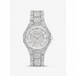 Michael Kors Suur Raquel Pav&eacute; H&otilde;bedane K&auml;ekell MK4691 h&otilde;be