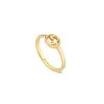 Gucci Interlocking Double G detailiga 18K kulds&otilde;rmus Unisex s&otilde;rmused 679115-J8500-8000 13