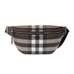 Burberry tume ruuduline keskkonnas&otilde;bralik l&otilde;uendist ristkorpuseline rinnakott Meeste kotid Tume p&auml;hklipruun 80365591 Basic Set (Bag+Dust Bag)