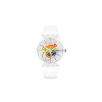 SWATCH Unisex 41mm Valge Kell SO29K103 SO29K103 White