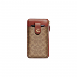 Coach Essential 10 &Uuml;hev&auml;rviline Kirjalogo Lukk Klassikaline Monogramm Kaetud L&otilde;uend Peene Vasikanahaga Telefonikott Rahakott Naiste Rahakott CJ867-B4NQ4 Basic Set (Bag+Dust Bag)