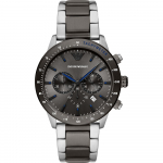 Emporio Armani Mario Hall Hall Metall Meeste Kvarts Kronograaf AR11391 hall