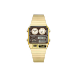 CITIZEN Eco Drive Co kaubam&auml;rgiga Kollektsioon Kvartsmehhanism Roostevabast terasest rihmaga K&auml;ekell Unisex Kuldne sihverplaat JG2103-72XD beige