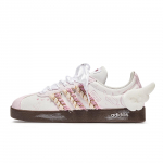 Adidas Wu Jie, Muhan Pink Cushioning Low top Skateboard Shoes Unisex Pink Brown HQ1802(Team1173-) 35⅔