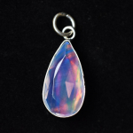 Sertifitseeritud 19,65 ct naturaalne Austraalia opaal 925 sterlingh&otilde;bedast ripats Parim kingitus 22.8 mm Approx. mitmev&auml;rviline
