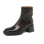 Talve/S&uuml;gise Chelsea Saapad Naiste Ehtsast Nahast Kingad Retro Nikerdatud Saapad &Uuml;mara Ninaga Pahkluusaapad Briti Stiilis Naiste Kingad 40 must